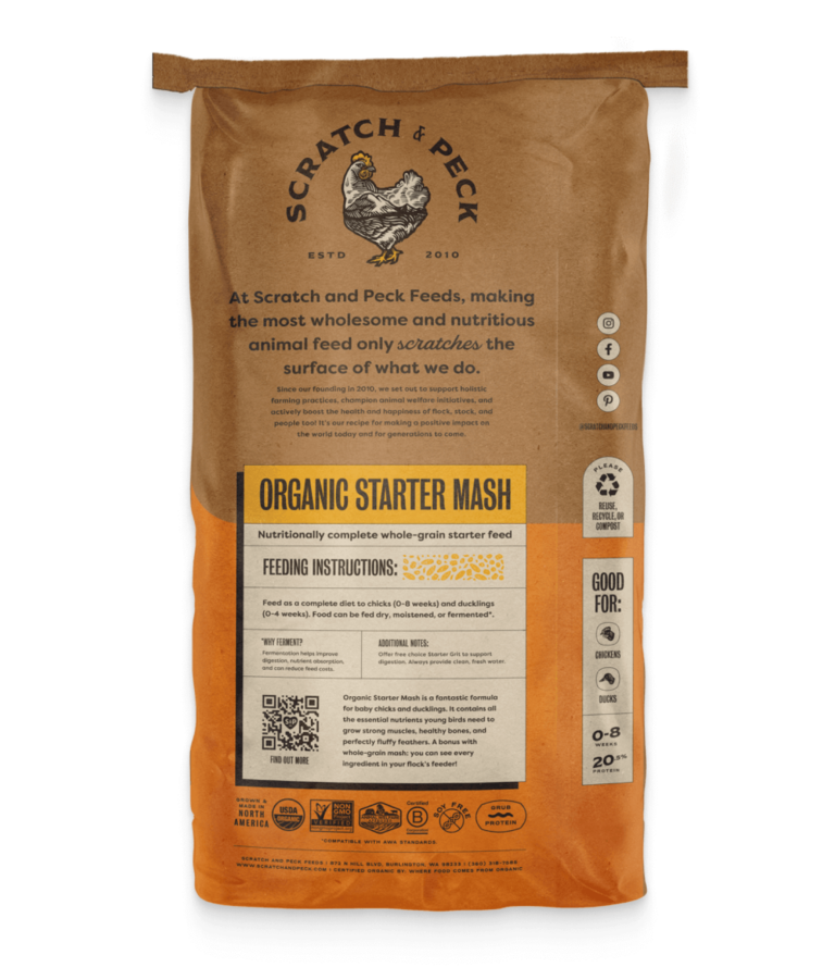 Organic Starter Mash Scratch & Peck Feeds
