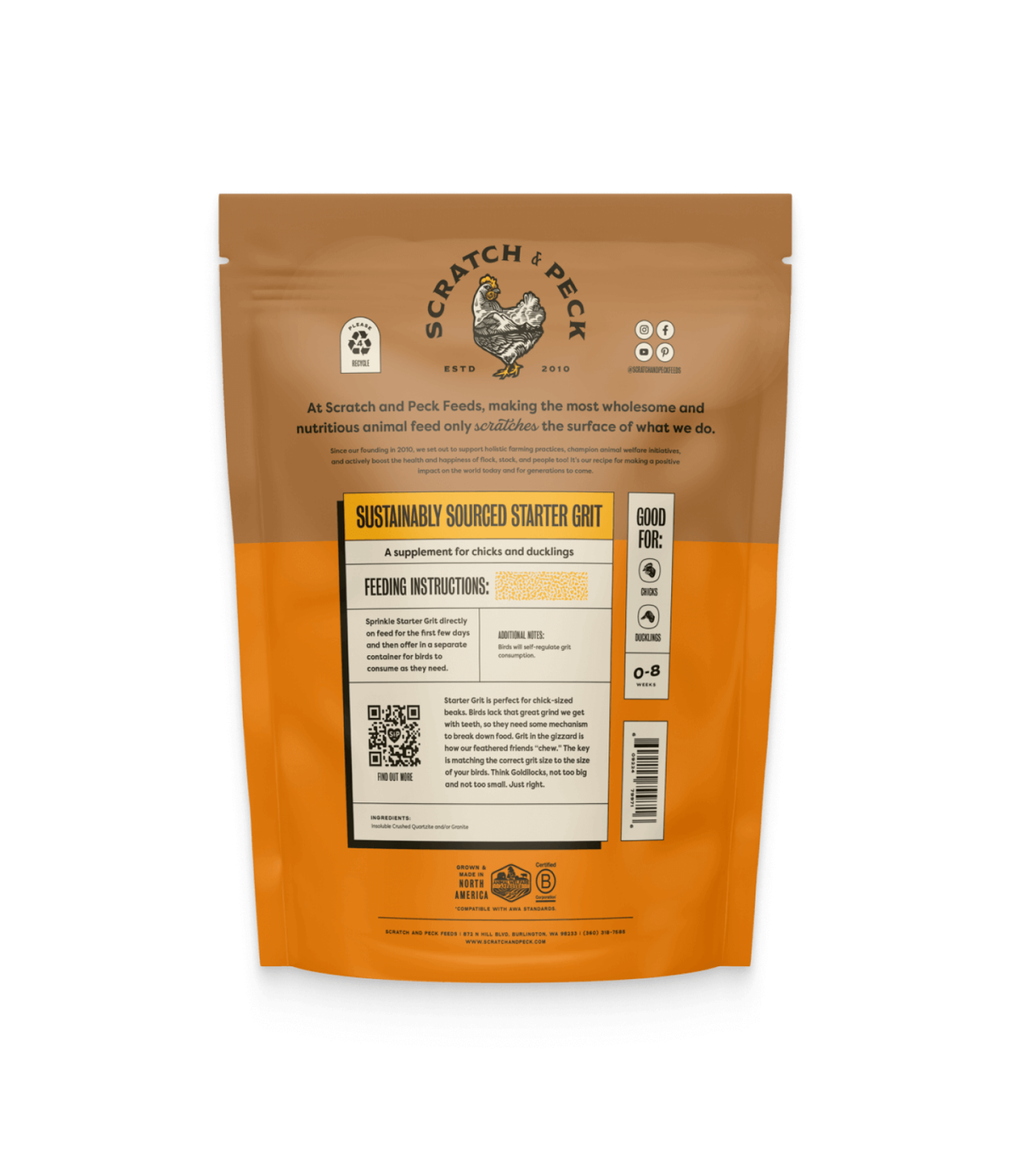 Starter Grit Scratch & Peck Feeds