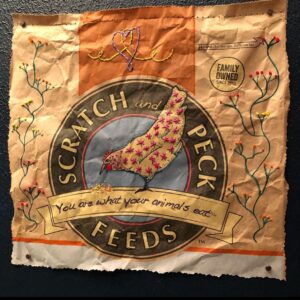 Repurposing Scratch & Peck Feeds Bags - Scratch & Peck Feeds purplestemfarm 1