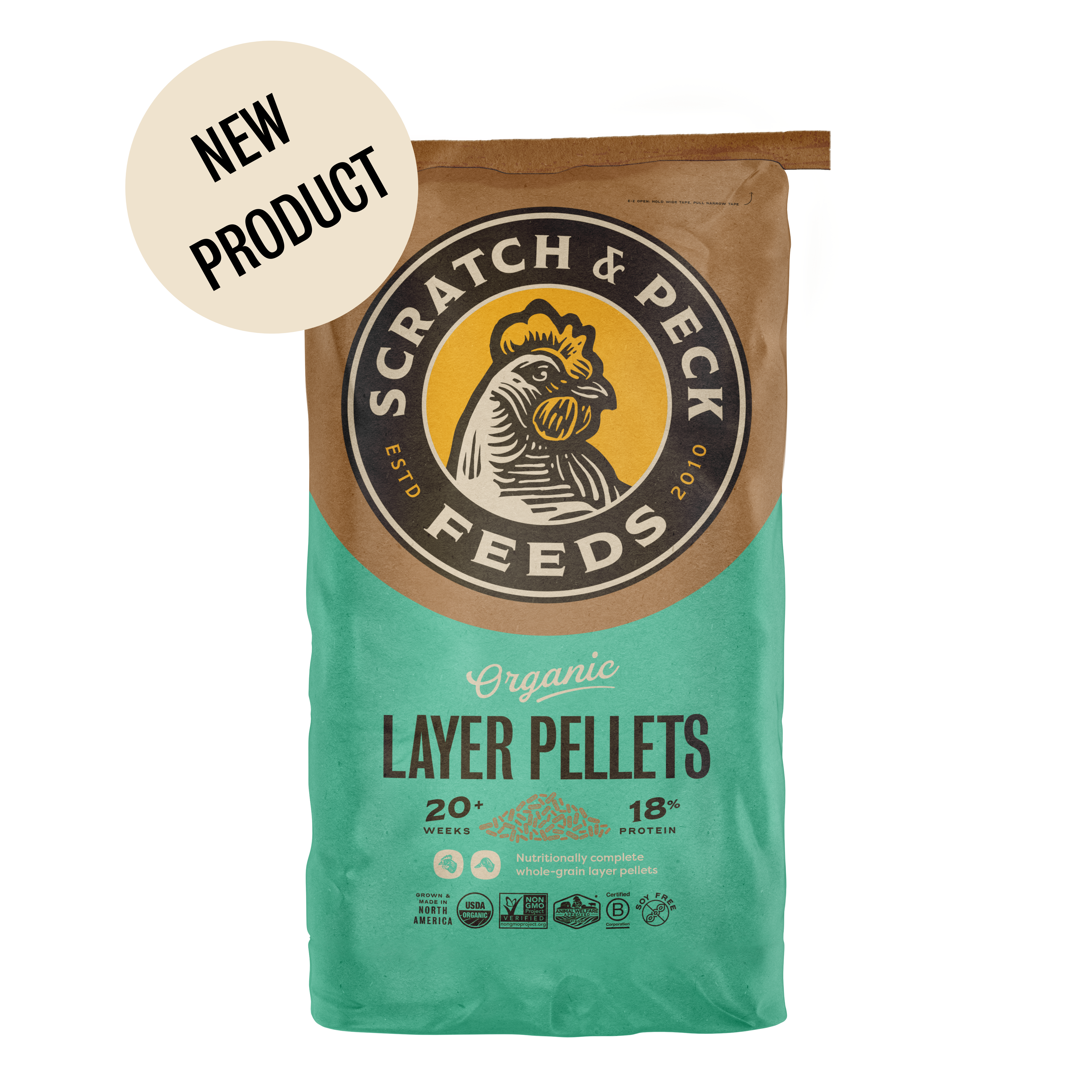 Image of Organic Layer Pellets 18%