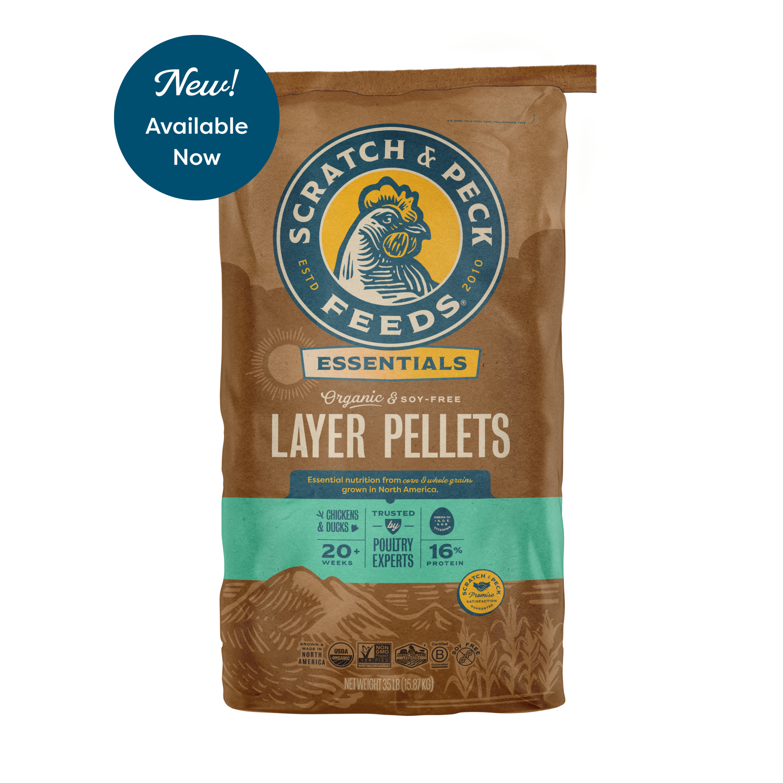 Image of Essentials Organic Layer Pellet 16%